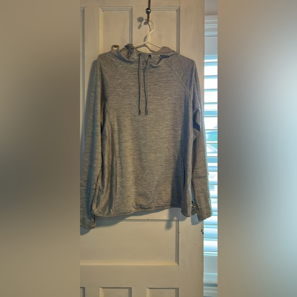 Active USA Heather Gray Hoodie - Picture 1 of 9